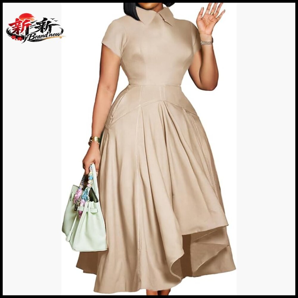 Polyester Formal A-Line Dress with Back Zipper Asymmetrical Hem